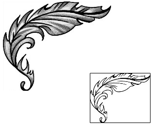 Feather Tattoo Miscellaneous tattoo | ANF-00621