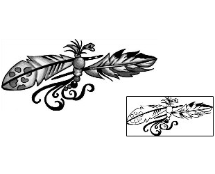 Feather Tattoo Miscellaneous tattoo | ANF-00636