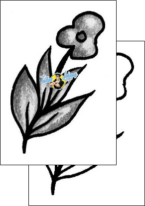 Flower Tattoo plant-life-flowers-tattoos-anibal-anf-00637