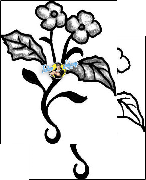 Flower Tattoo plant-life-flowers-tattoos-anibal-anf-00638