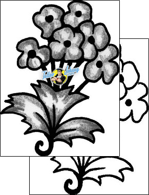 Flower Tattoo plant-life-flowers-tattoos-anibal-anf-00639