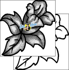 Flower Tattoo plant-life-flowers-tattoos-anibal-anf-00640