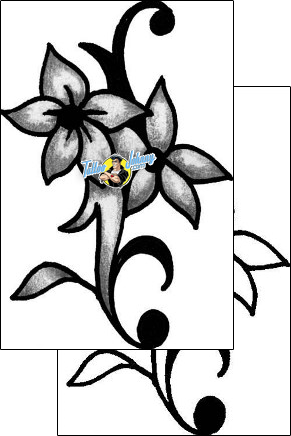 Flower Tattoo plant-life-flowers-tattoos-anibal-anf-00642