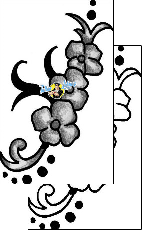 Flower Tattoo plant-life-flowers-tattoos-anibal-anf-00645