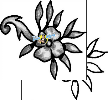 Flower Tattoo plant-life-flowers-tattoos-anibal-anf-00648
