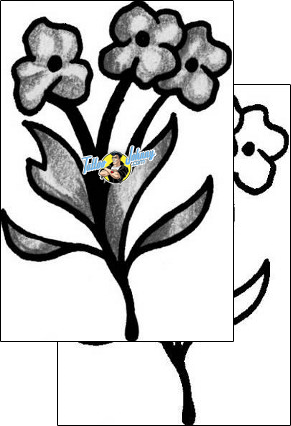 Flower Tattoo plant-life-flowers-tattoos-anibal-anf-00655