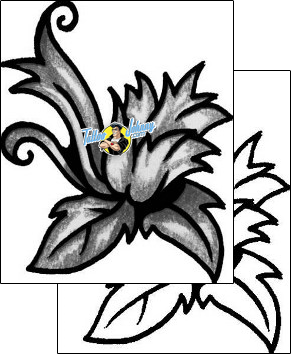Flower Tattoo plant-life-flowers-tattoos-anibal-anf-00673