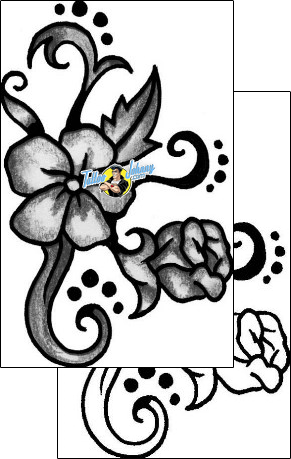 Flower Tattoo plant-life-flowers-tattoos-anibal-anf-00694