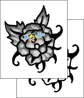 Flower Tattoo plant-life-flowers-tattoos-anibal-anf-00702