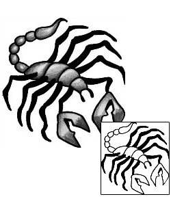 Scorpio Tattoo Zodiac tattoo | ANF-00749