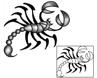 Scorpio Tattoo Zodiac tattoo | ANF-00753