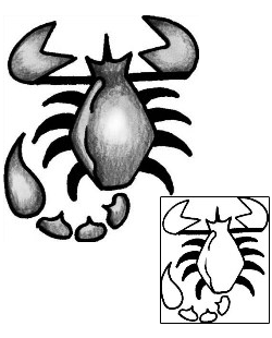 Scorpio Tattoo Zodiac tattoo | ANF-00764
