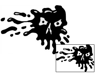 Scary Tattoo Horror tattoo | ANF-00832