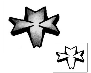 Cross Tattoo Religious & Spiritual tattoo | ANF-00953