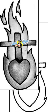 Heart Tattoo cross-tattoos-anibal-anf-00963