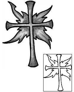 Cross Tattoo Religious & Spiritual tattoo | ANF-00971