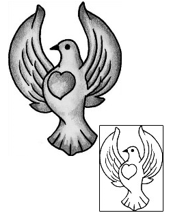 Dove Tattoo Religious & Spiritual tattoo | ANF-00976