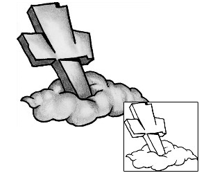 Cross Tattoo Religious & Spiritual tattoo | ANF-00981