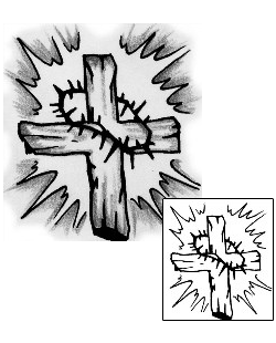 Crown of Thorns Tattoo Religious & Spiritual tattoo | ANF-00982