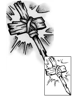 Cross Tattoo Religious & Spiritual tattoo | ANF-00983