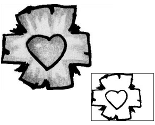 Sacred Heart Tattoo Religious & Spiritual tattoo | ANF-00993
