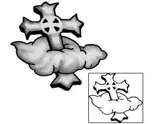 Cross Tattoo Religious & Spiritual tattoo | ANF-00995