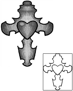 Cross Tattoo Religious & Spiritual tattoo | ANF-00996