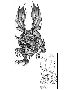 Gargoyle Tattoo For Women tattoo | ANF-01029