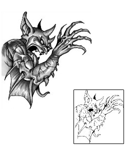 Gargoyle Tattoo For Women tattoo | ANF-01031