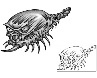 Scary Tattoo Horror tattoo | ANF-01052