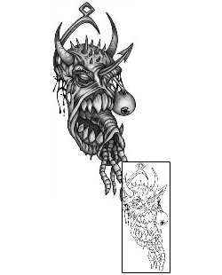 Picture of Horror tattoo | ANF-01056