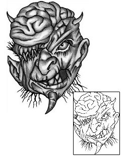 Scary Tattoo Horror tattoo | ANF-01057