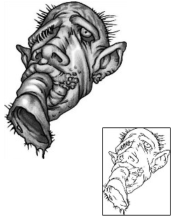 Scary Tattoo Horror tattoo | ANF-01059