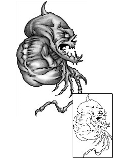 Scary Tattoo Horror tattoo | ANF-01061
