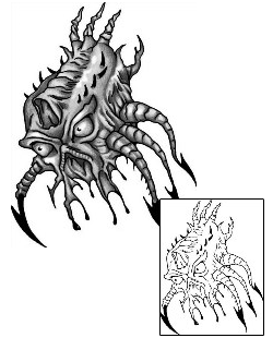 Scary Tattoo Horror tattoo | ANF-01064
