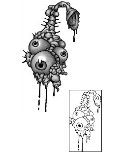 Scary Tattoo Horror tattoo | ANF-01066