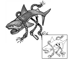 Sea Creature Tattoo Marine Life tattoo | ANF-01069