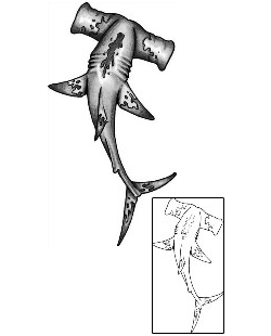 Fish Tattoo Marine Life tattoo | ANF-01102