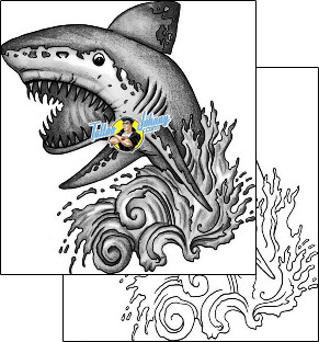 Fish Tattoo marine-life-fish-tattoos-anibal-anf-01104