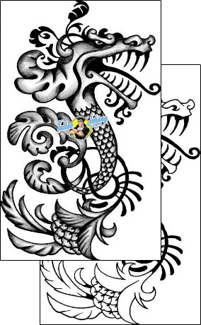 Decorative Tattoo fantasy-dragon-tattoos-anibal-anf-01192