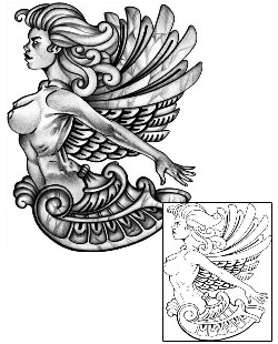 Angel Tattoo Religious & Spiritual tattoo | ANF-01194