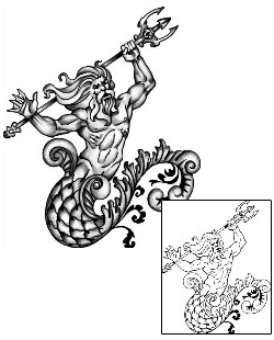 Decorative Tattoo Marine Life tattoo | ANF-01198