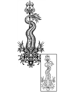 Decorative Tattoo Marine Life tattoo | ANF-01207
