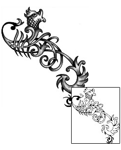 Decorative Tattoo Marine Life tattoo | ANF-01212