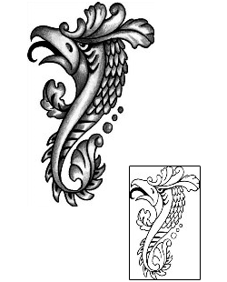 Fish Tattoo Marine Life tattoo | ANF-01216