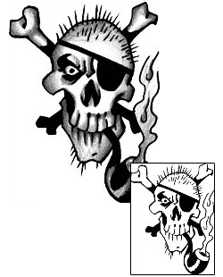 Crossbones Tattoo Miscellaneous tattoo | ANF-01227