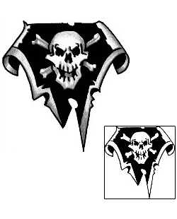 Crossbones Tattoo Miscellaneous tattoo | ANF-01253