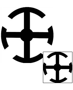 Cross Tattoo Miscellaneous tattoo | ANF-01285