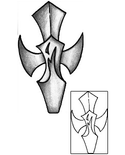 Cross Tattoo Miscellaneous tattoo | ANF-01293