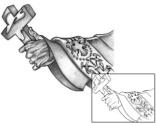 Cross Tattoo Religious & Spiritual tattoo | ANF-01296